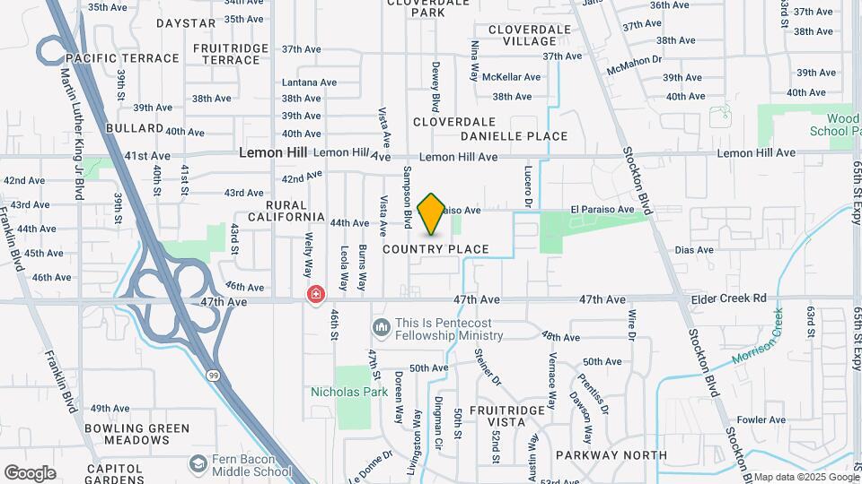4923 Morningstar Dr Map and Location Details