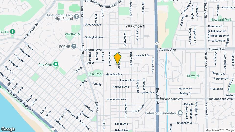 1405 Huntington St Map and Location Details