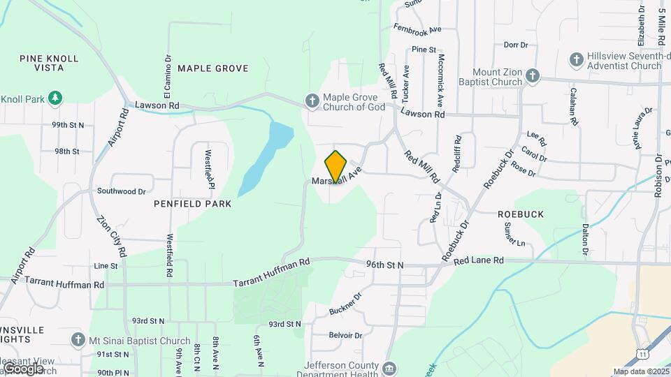 9765 Virginianna Dr Map and Location Details