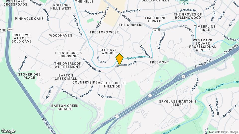 2939 Thousand Oaks Dr Map and Location Details