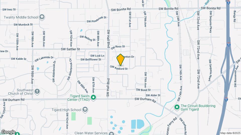 8265 SW Ashford St Map and Location Details