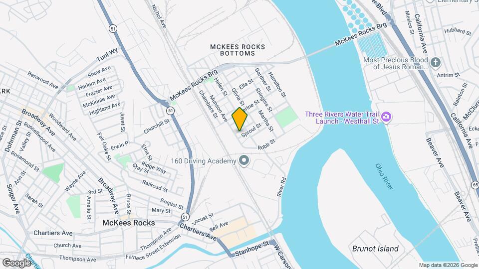 104 Munson Ave Map and Location Details