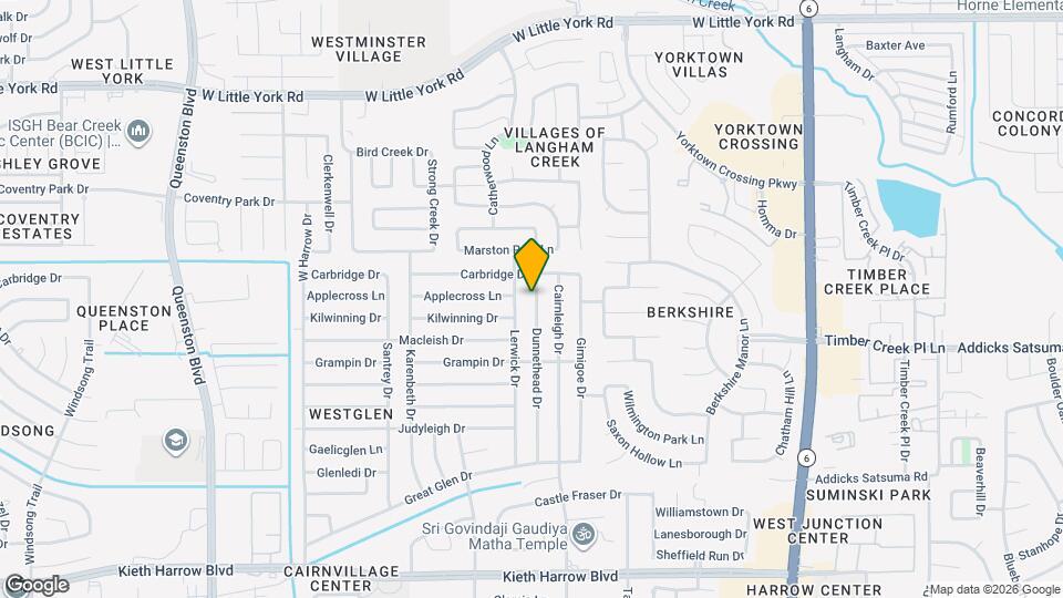 5515 Dunnethead Dr Mapa y Detalles de la Ubicación