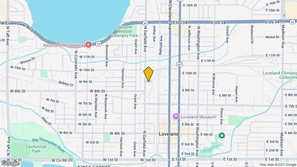 824 Garfield Ave Map and Location Details