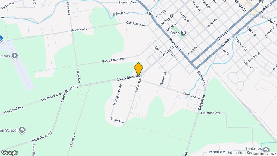 1603 Chico River Rd Map and Location Details