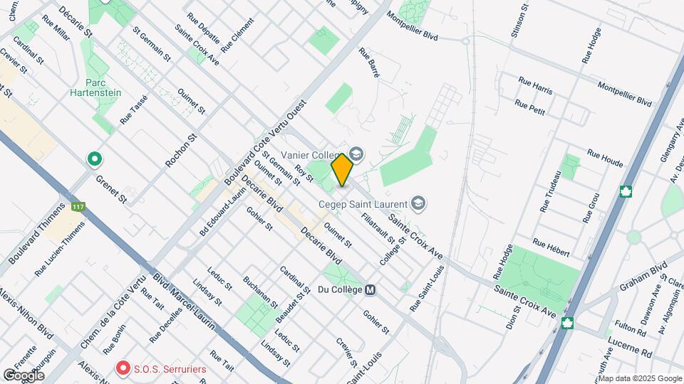 1335 De L'église Rue Map and Location Details