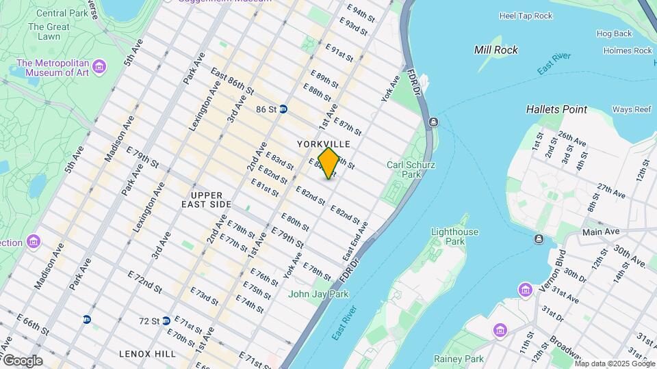 453 E 83rd St Mapa y Detalles de la Ubicación