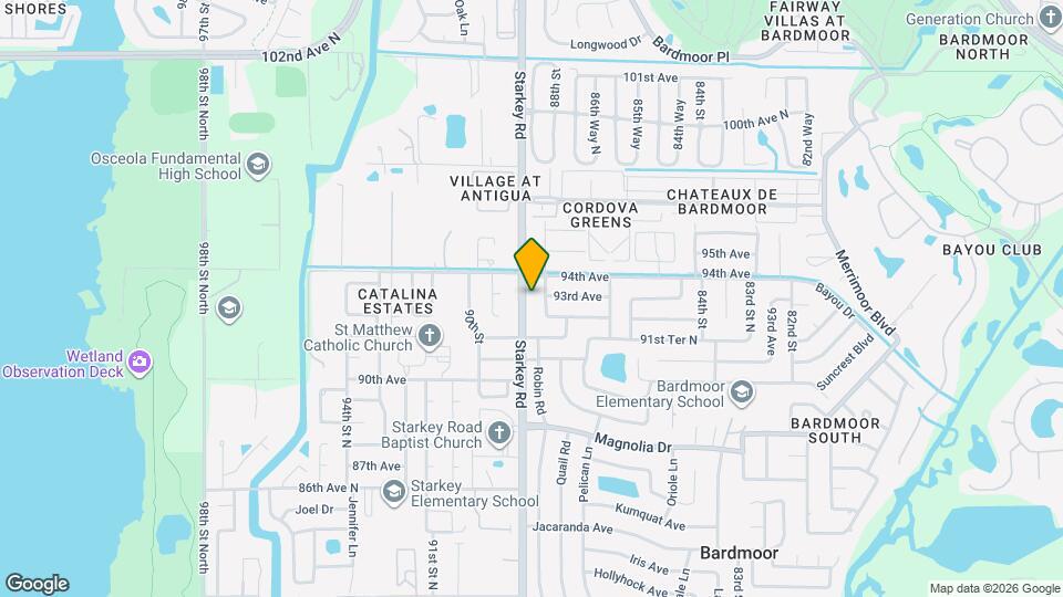 9295 Starkey Rd Map and Location Details