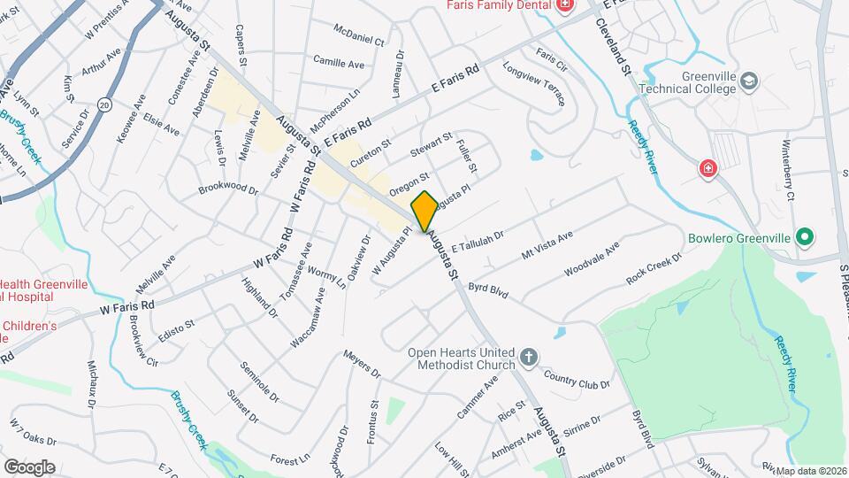 2408 Augusta St Map and Location Details