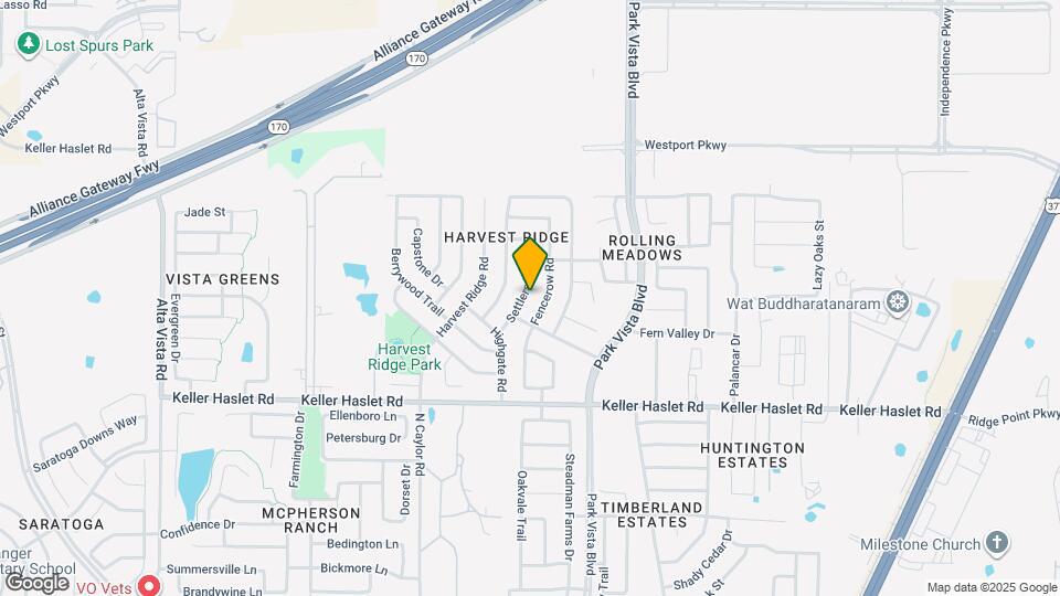 13136 Settlers Trail Map and Location Details