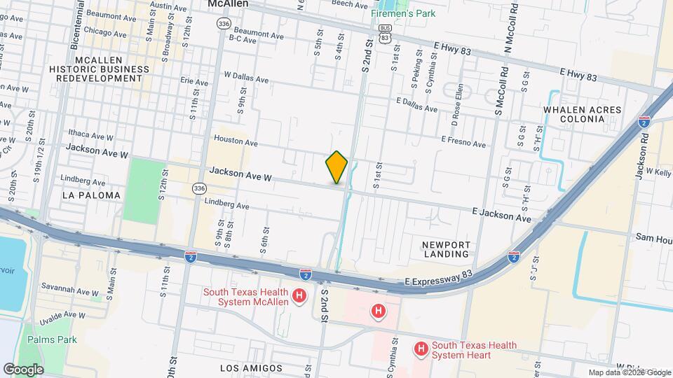 206 W Jackson Ave Map and Location Details