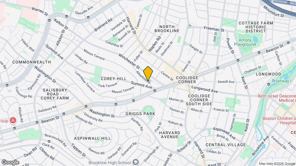 18 Atherton Rd, Unit G Map and Location Details