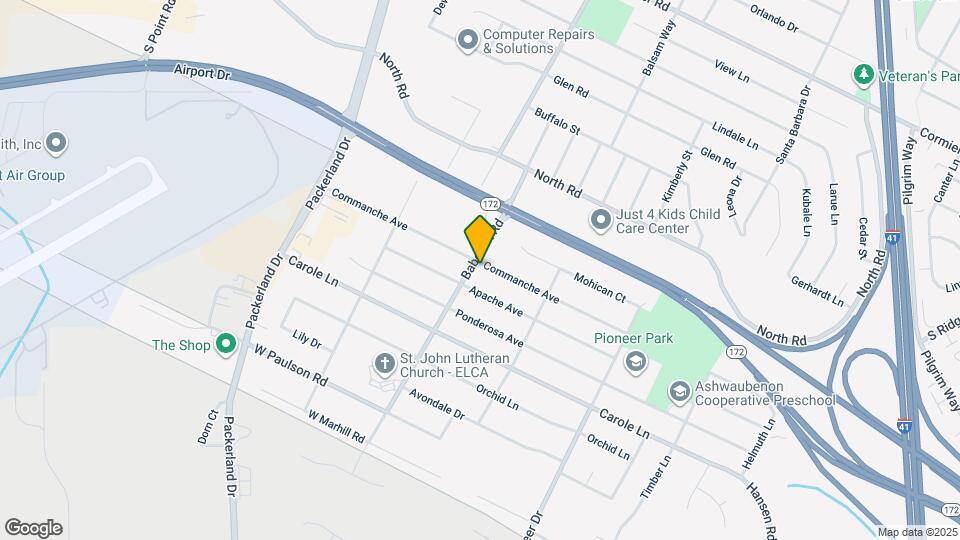 1525 Commanche Ave Map and Location Details