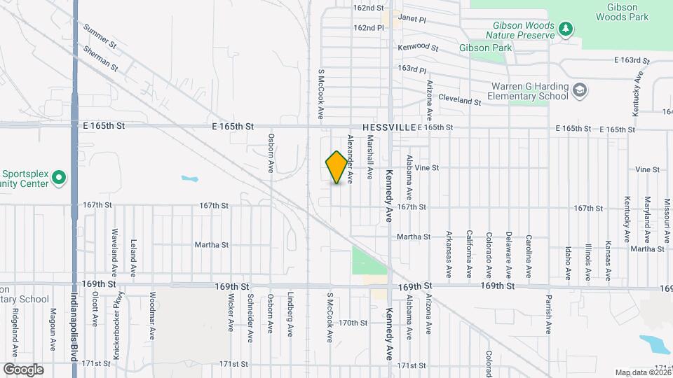 6629 S McCook Ave Mapa y Detalles de la Ubicación