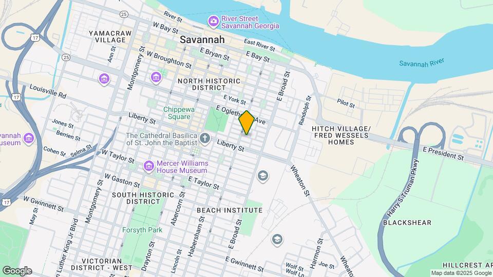 513 E Perry St Map and Location Details