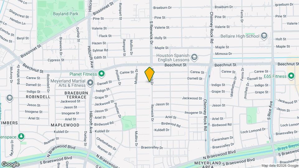 5503 Darnell St Map and Location Details