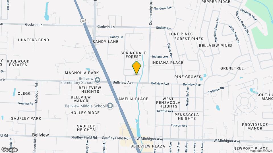 2033 Sequoia Cir Map and Location Details