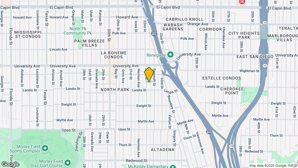 3735 32nd St Map and Location Details