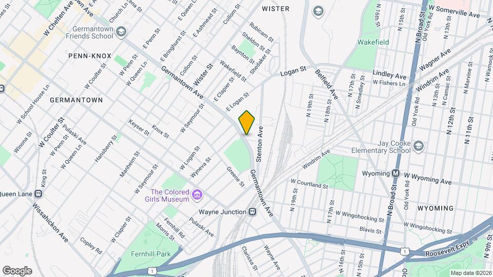 25 E Abbottsford Ave Mapa y Detalles de la Ubicación