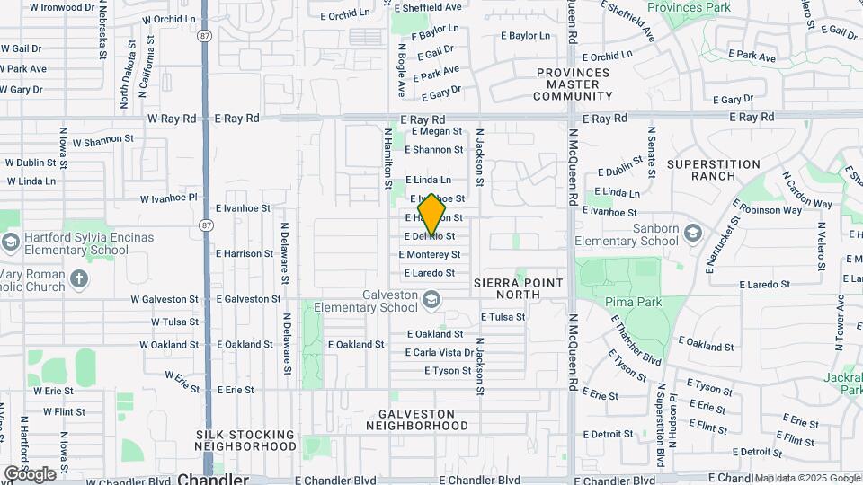 687 E Del Rio St Map and Location Details