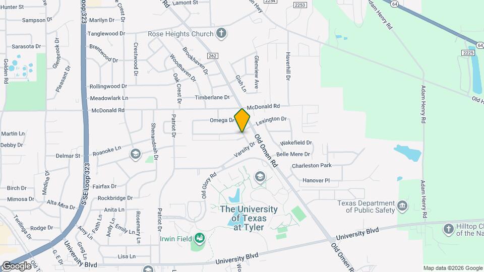 3431 Lexington Dr Map and Location Details