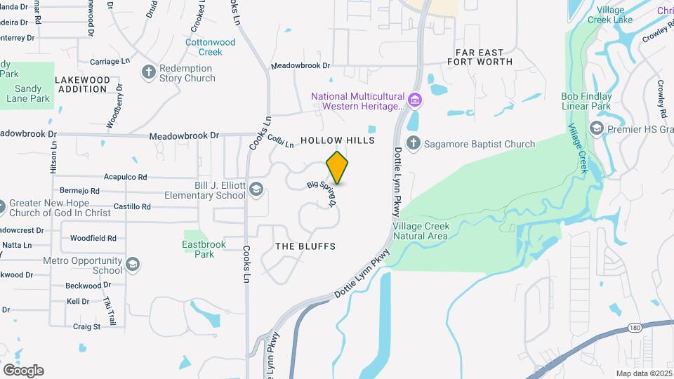 2545 Big Spring Dr Map and Location Details