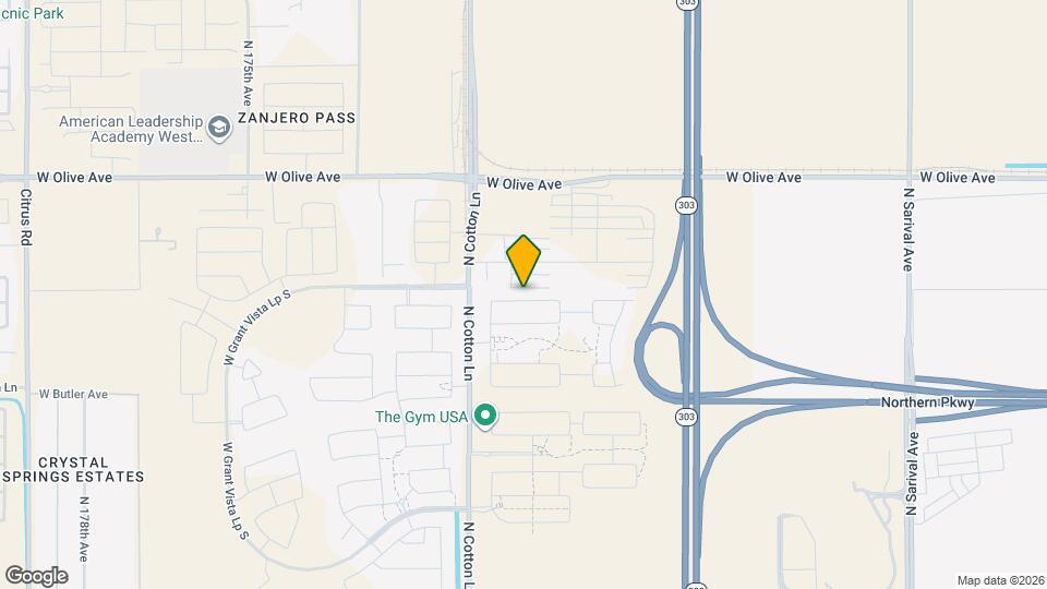 17016 W Alice Ave Mapa y Detalles de la Ubicación