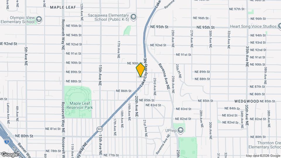 8800 20th Ave NE Map and Location Details