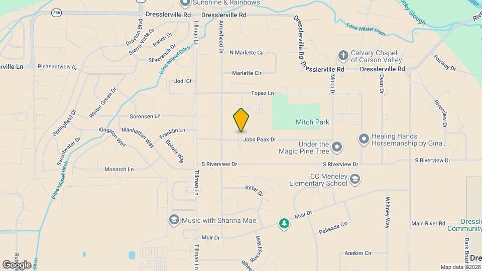 1338 Jobs Peak Dr Map and Location Details