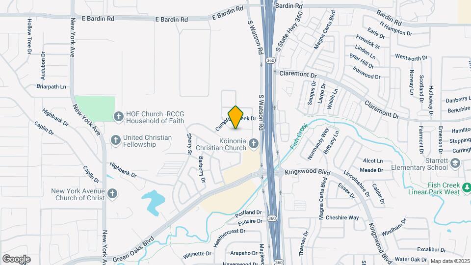5122 Eastcreek Dr Map and Location Details