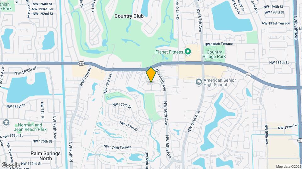 18316 NW 68th Ave Map and Location Details