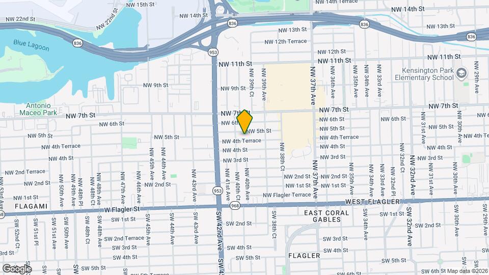4001 NW 4th Ter, Unit Efficiency 4001 Map and Location Details
