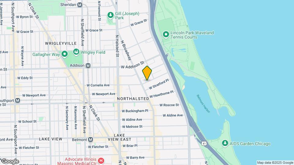 624 W Cornelia Ave-Unit -Unit 3N Map and Location Details