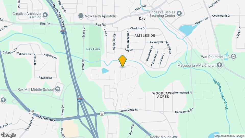 6073 Crooked Creek Dr. Map and Location Details