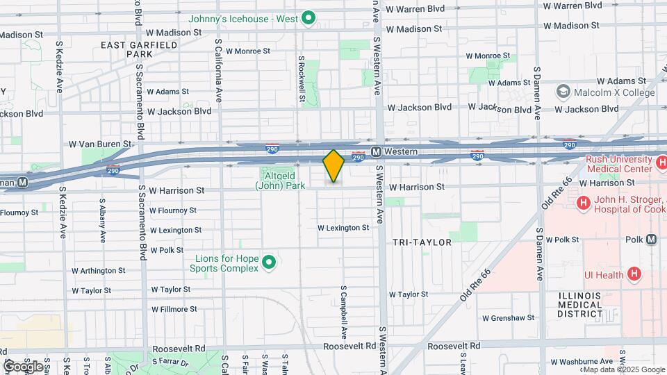 2512 W Harrison St Mapa y Detalles de la Ubicación