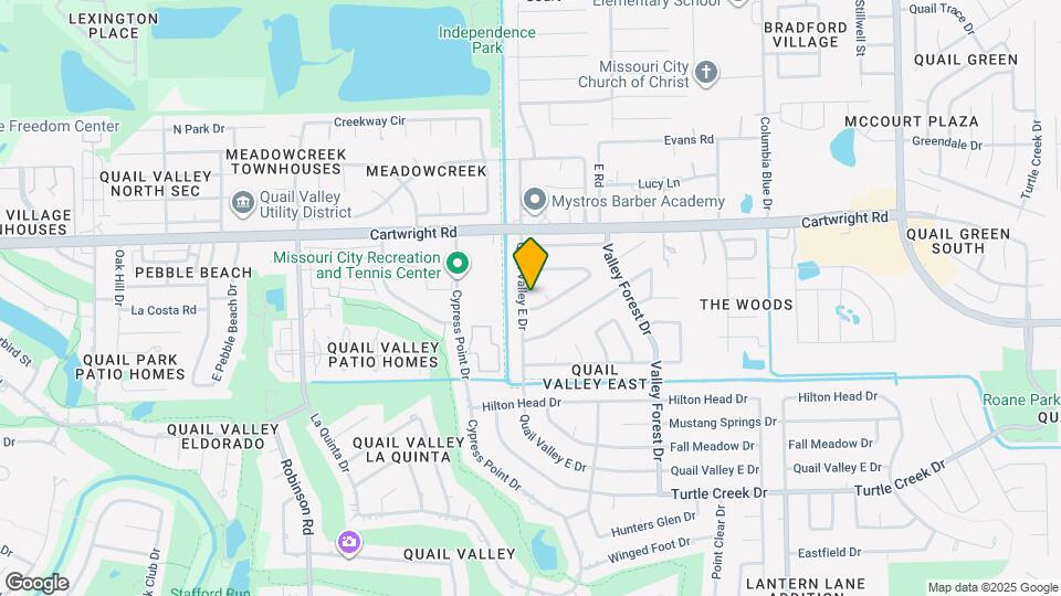 2906 Quail Valley E Dr Map and Location Details