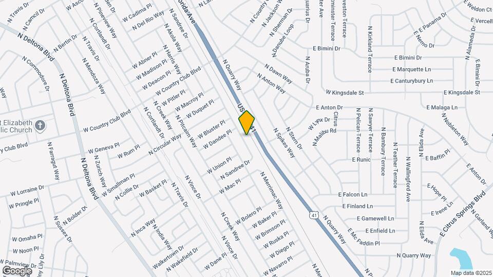 8809 N Sandree Dr Map and Location Details