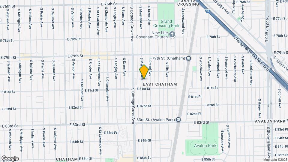 8031 S Maryland Ave Map and Location Details
