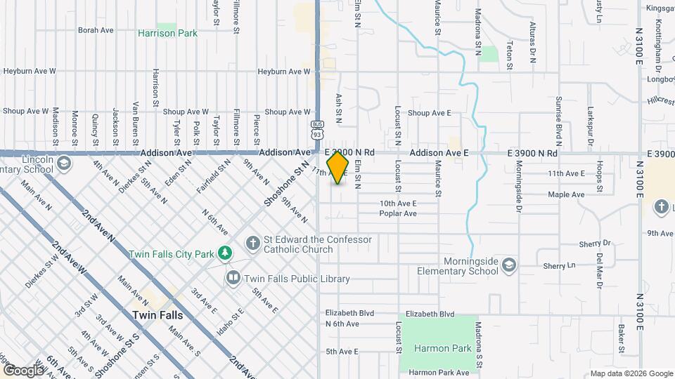 1197 10th Ave E Map and Location Details