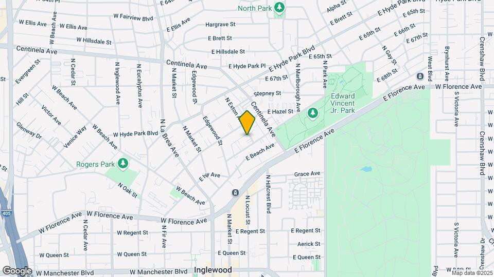 415 N Exton Ave Mapa y Detalles de la Ubicación