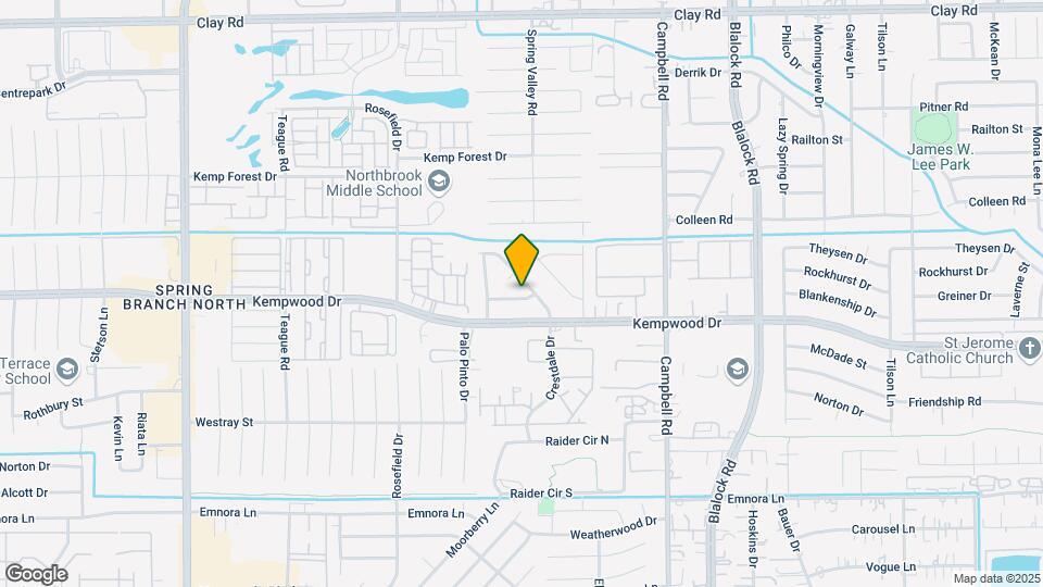 9714 Blankenship Dr Map and Location Details