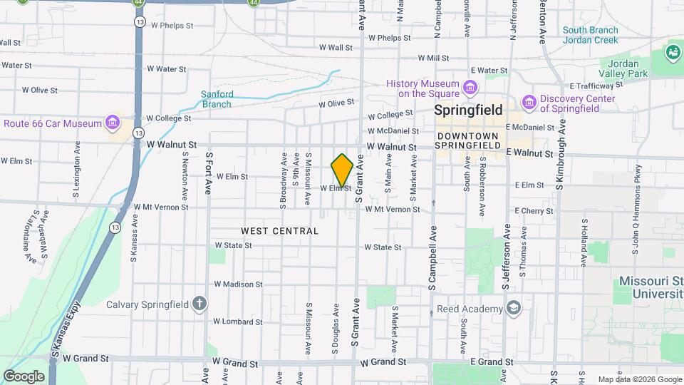 724 W Elm St Mapa y Detalles de la Ubicación