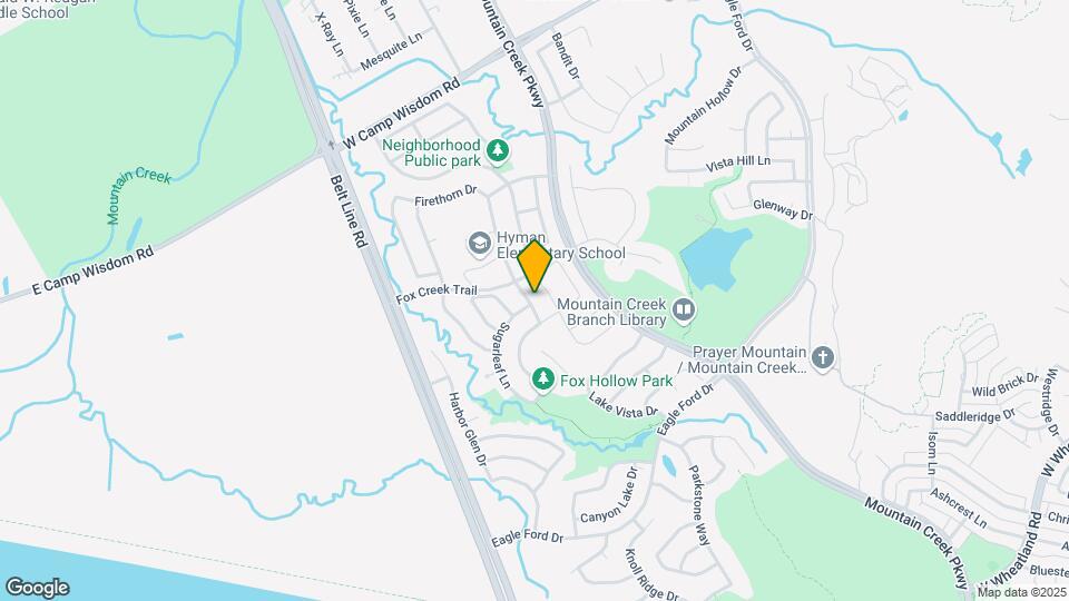 5924 Firethorn Dr Map and Location Details