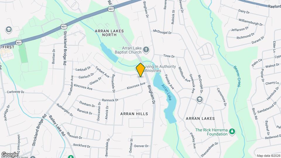 6211 Rannock Dr Map and Location Details