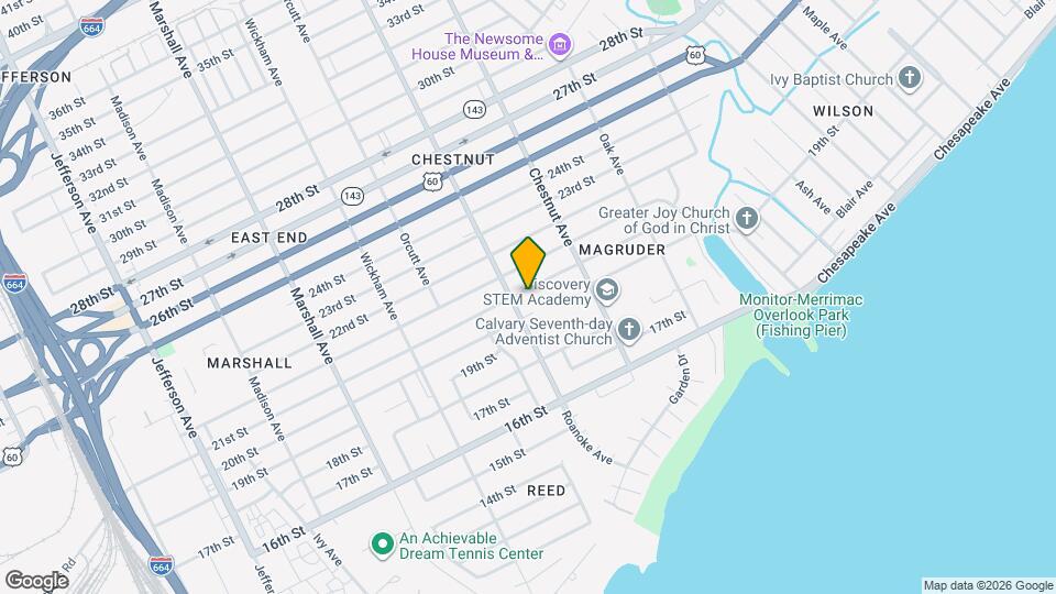 1110 21st St Map and Location Details