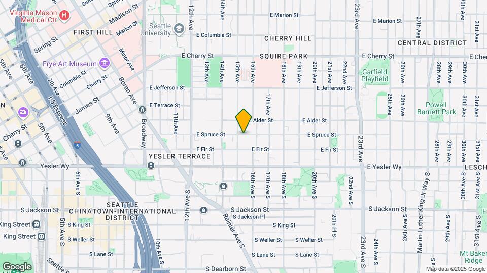1505 E Spruce St Map and Location Details