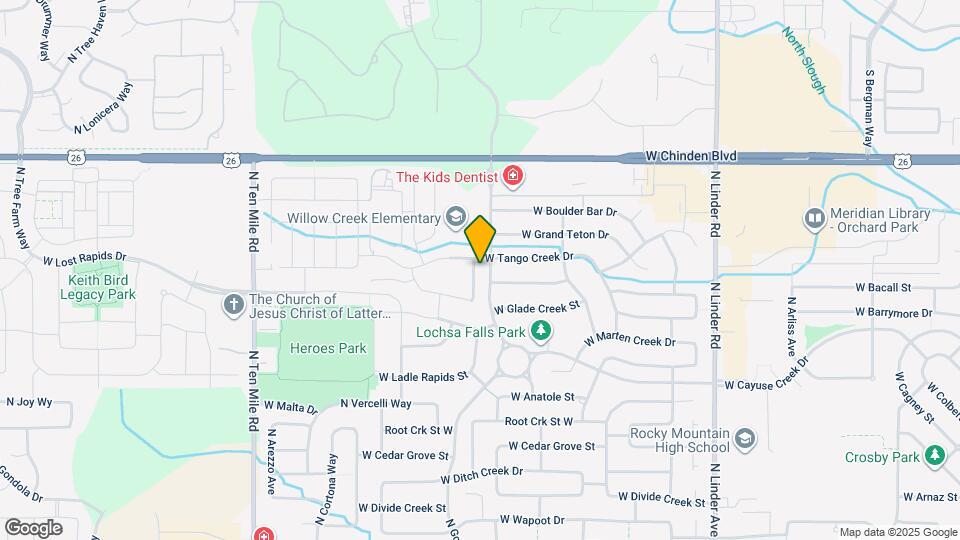 6018 N Silver Maple Ave Map and Location Details