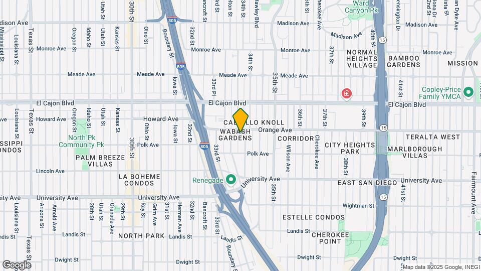 4170-4176 34th St Map and Location Details
