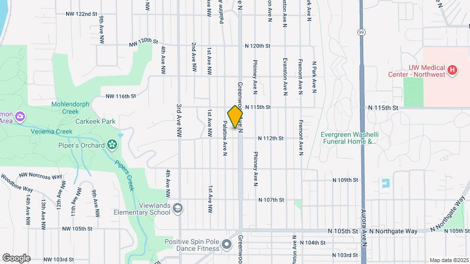 11211 Greenwood Ave N Map and Location Details