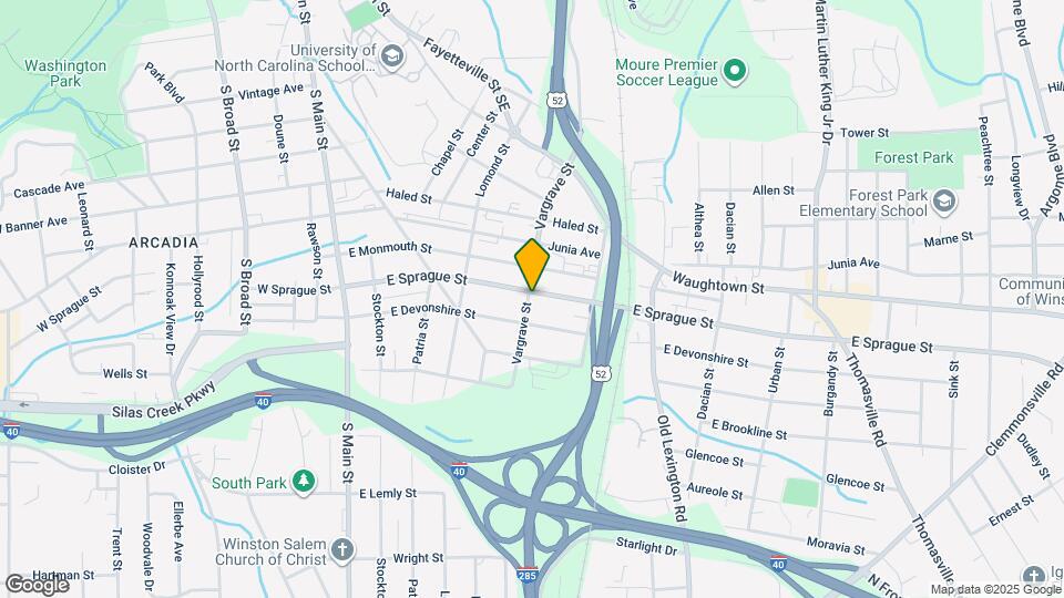 400 E Sprague St Map and Location Details